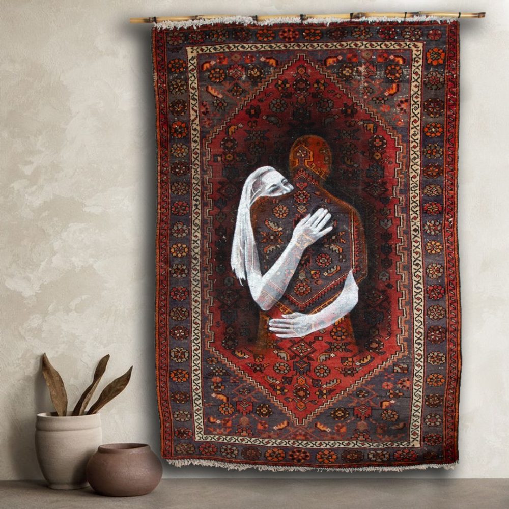 فرش نقاشی 60 ساله زنجان